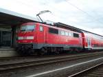 111 133-5 von Braunschweig nach Bielefeld Hbf in Braunschweig Hbf (29.8.2007)