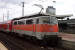 DB AG-Ellok 111 148-3 mit RegionalExpress in Dortmund Hbf.