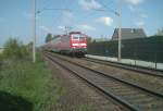 111 089-9 mit RE Hhe Peine-Telgte Richtung Braunschweig  auf falschem Gleis.