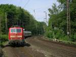 BR 111 013-9 mit RE 3 Dsseldorf-Hamm,Umleitung auf Bahnsteiggleis in BO Hamme,ber Bochum Hbf., nach Dortmund Hbf.