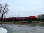 RB von Plattling nach Passau Hbf am 14.03.2009 kurz nach Plattling.