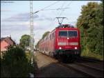 Und hier ebenfalls der RE4 mit der Planmigen 111 158-2 als Zug Lok, 4 Dosto´s waren dran.
Aufgenommen um 18:22.