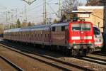 111 156 durchfhrt am 26.12.09 Duisburg-Groenbaum