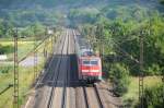 111 184 & 205 am 23.06.10 mit RE 4602 in Thngersheim