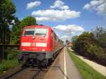Br111 am 25.05.10 am BF Regensburg-Prfening