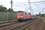 111 144-2 erreicht Lehrte am 13.09.2010.