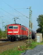 111 129 mal wieder beim Schieben. Kleinenbroich 12.10.2010