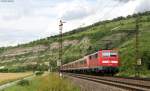 111 199-6 und 201-0 mit dem RE 4612 (Wrzburg Hbf-Frankfurt(Main)Hbf) bei Thngersheim 23.611