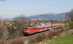 111 050-1 mit der RB 26567 (Offenburg-Neuenburg(Baden)) bei Freiburg 2.4.12