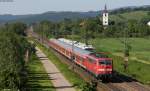 111 062-6 mit der RB 26581 (Offenburg-Basel Bad Bf) bei Denzlingen 25.5.12