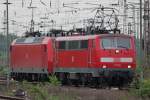 111 010 und 146 xxx am 11.5.12 im Duisburger Hbf.