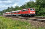 111 042  bei Graben - Neudorf  18.07.12 