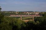 Eine unbekannte 111 mit ihrem Regionalexpress am 15.08.2012 in Neustadt-Hohenacker.