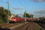 111 152-5 mit dem RE 10426 (Dortmund Hbf - Aachen Hbf) in Dsseldorf-Flingern am 09.10.12