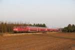 111 120-2 mit dem RE 10424 (Dortmund Hbf - Aachen Hbf) in Bttgen am 18.02.13