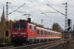 111 184 am 2.11.12 mit einem RE in Thngersheim.