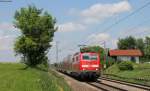 111 044-4 mit dem RE 79019 (Mnchen Hbf-Salzburg Hbf) an der ex Bk Hilperting 18.5.13