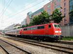 111 066-7 mit Zugleistung RE79030, Mnchen-Hbf.; 130607