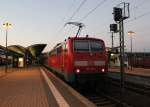 111 217 steht am 05.09.13 mit einem RB in Saalfeld/Saale.