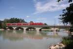 111 044-4 Salzburg Saalachbrücke 26.07.2013