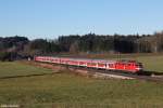 111 049 mit M 79020 am 27.12.2013 bei Bad Endorf.