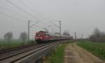 111 126 mit einem Fußballsonderzug von Paderborn nach Bremen am 29.11.14.