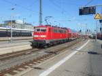 111 187 mit RE nach München HBF in Nürnberg HBF.