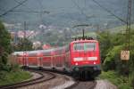 Nachschuss auf 111 064-2, welche gerade mit einer RB nach Freiburg Hbf Schallstadt verlassen hat.