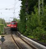 Ein Nachschuss von der 111 096 DB kommt als Lokzug aus Richtung Herzogenrath,Kohlscheid,Richterich,Laurensberg und fuhr durch Aachen-West und fuhr in Richtung Aachen-Schanz,Aachen-Hbf.