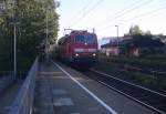 111 013-9 DB kommt die Kohlscheider-Rampe hoch aus Richtung Neuss,Herzogenrath mit dem RE4 aus Dortmund-Hbf-Aachen-Hbf und fährt durch Kohlscheid in Richtung Richterich,Laurensberg,Aachen-West.