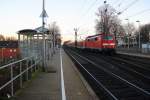 Ein Nachschuss von der 111 016 DB schiebt den RE4 aus Aachen-Hbf nach Dortmund-Hbf kommt aus Richtung Aachen-West,Laurensberg,Richterich, und fährt durch Kohlscheid in Richtung