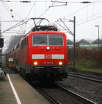 111 147-5 DB kommt die Kohlscheider-Rampe hoch aus Richtung Neuss,Herzogenrath mit dem RE4 aus Dortmund-Hbf nach Aachen-Hbf und hält in Kohlscheid und fährt dann weiter in Richtung