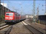 111 154 fhrt am 25.03.2007 in Dsseldorf Hbf ein.