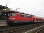 BR 111 087 auf dem Weg nach Bielefeld HBF steht im Braunschweiger   HBF