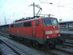 BR 111 148-3 Solo im Dortmunder Hbf.(18.12.2007)