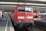 Die 111 043-6 steht in Mnchen HBF am 20.10.2009