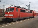 111 203-6 stand am 9.9.10 mit einem RE nach Mnchen Hbf, in Nrnberg.