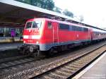 111 112-9 in Wuppertal Hbf am 6 September 2006