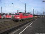 111157 und 112??? durchfahren am 07.01.2007 Wanne-Eickel Hbf