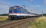Edelstein von Niederrhein
Am 02.07.2026 ist die Elegante ''111 130'' von TRI auf der RB 37 unterwegs
B�singhoven  am 02.07.2026