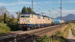 SMARTRAIL 111 226 und 111 223 mit einem Kesselwagenzug bei Niederstra�, am 21.