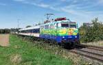 Am 24.09.2026 war f�r viele Fotografen die ''Wilde Hilde'' 111 074  das Objekt der Begierde.