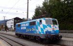 111 017-0 beim Bahnhofsfest in Seefeld/Tirol zum Jubilum  100 Jahre Mittenwaldbahn  am 29.09.2012.