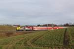 111 024 mit RB 59154 am 31.12.2012 bei Fahlenbach.