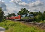 111 039 mit einem RE am 04.07.2013 bei Plattling.