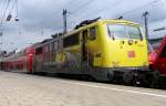 111 024 in München Hbf am 29.7.2014