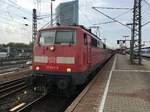 111 042 am 10.04.17 abfahrbereit in Mannheim als Rb 38855 nach Karlsruhe Hbf.