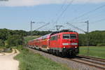 111 076-6 mit dem RE 19425 (Stuttgart Hbf-Aalen) bei Essingen 7.5.18