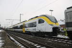 463 005 gezogen von Railadventure 111 am 25.1.19 auf dem Weg aus dem PCW in die Landeshauptstadt Düsseldorf, hier bei einer Überholung in Rheydt Hbf