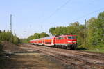 111 012 der Deutschen Bahn AG war am 24.
